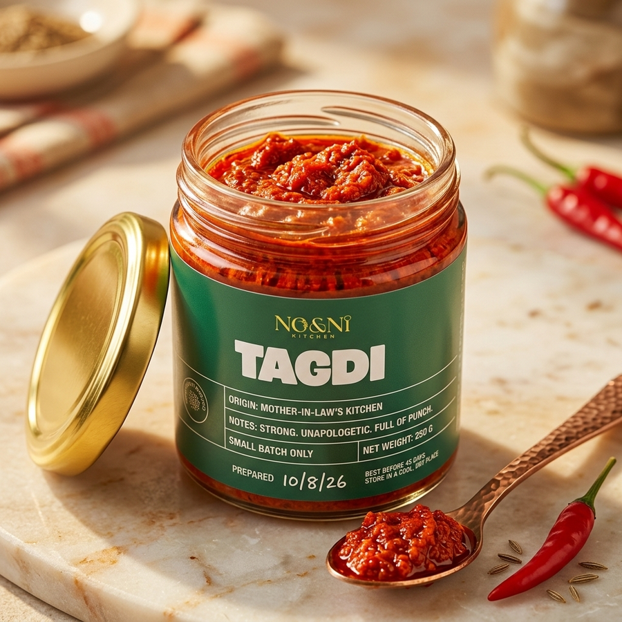 Tagdi : Spicy Red Chilli Garlic Chutney