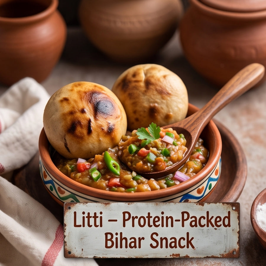 Litti – Protein-Packed Bihar Snack